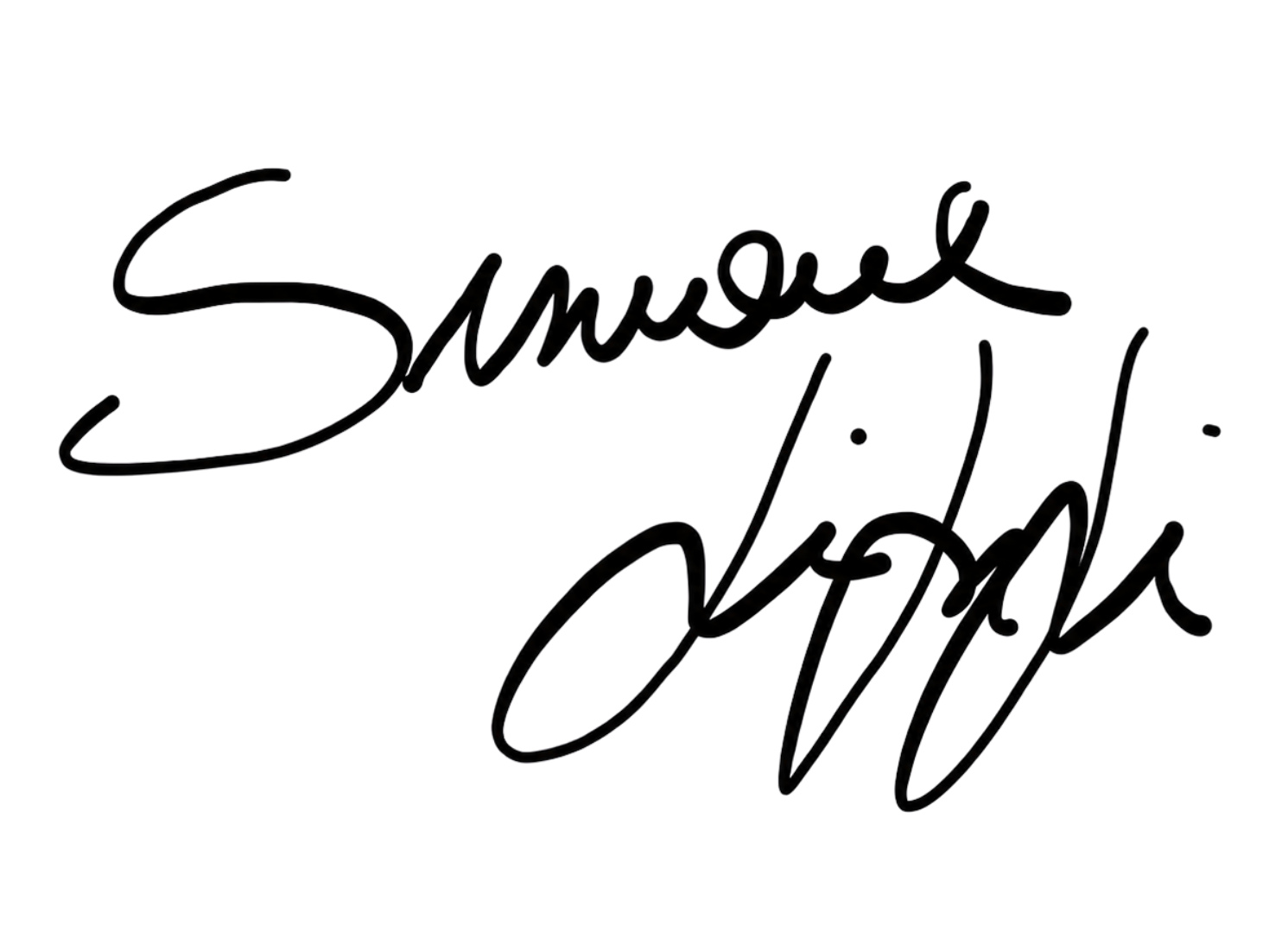 Signature of Simone Liggi